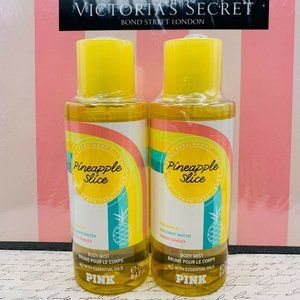 2X  Victoria's Secret PINEAPPLE SLICE BODY MIST BODY SPRAY 8.4 oz Brand NEW